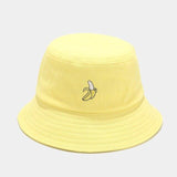 Kawaii Pastel Fruit Bucket Hat-Enchanted peach