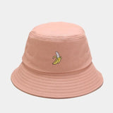 Kawaii Pastel Fruit Bucket Hat-Enchanted peach