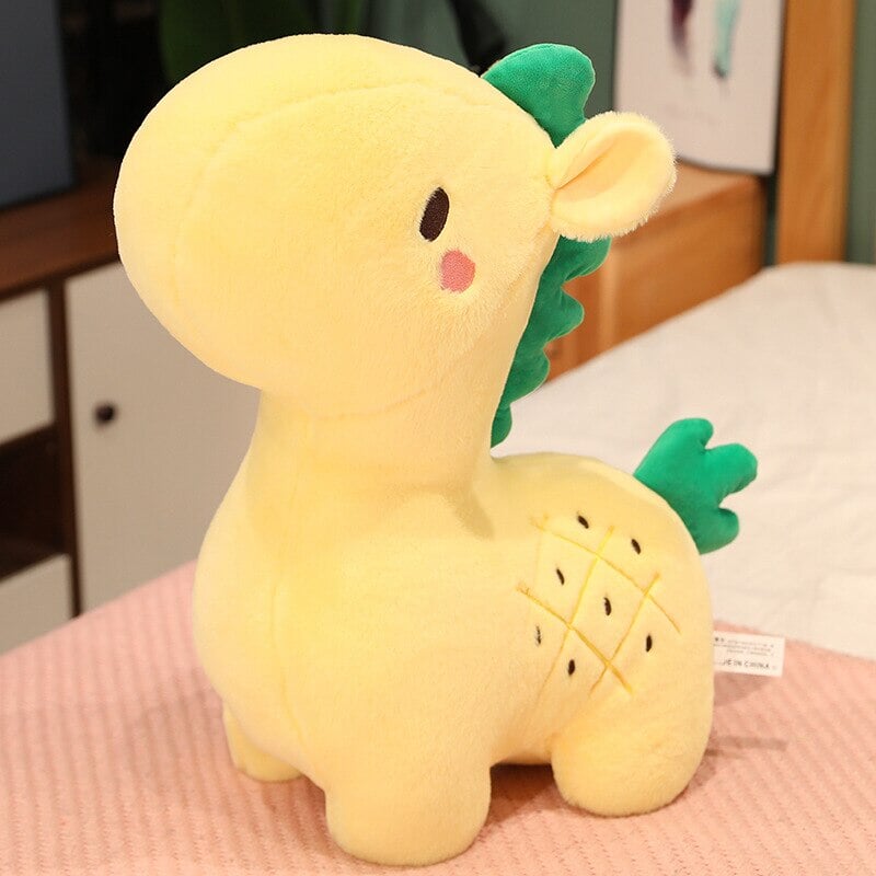 Kawaii Pineapple Giraffe Plush-Enchanted peach