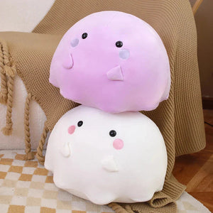 Kawaii Purple White Ghost Plushies-Enchanted peach