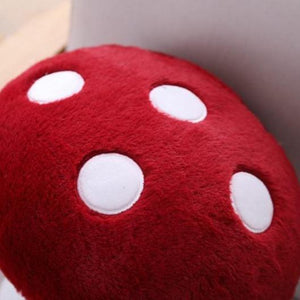 Kawaii Red Mushroom Plush-Enchanted peach