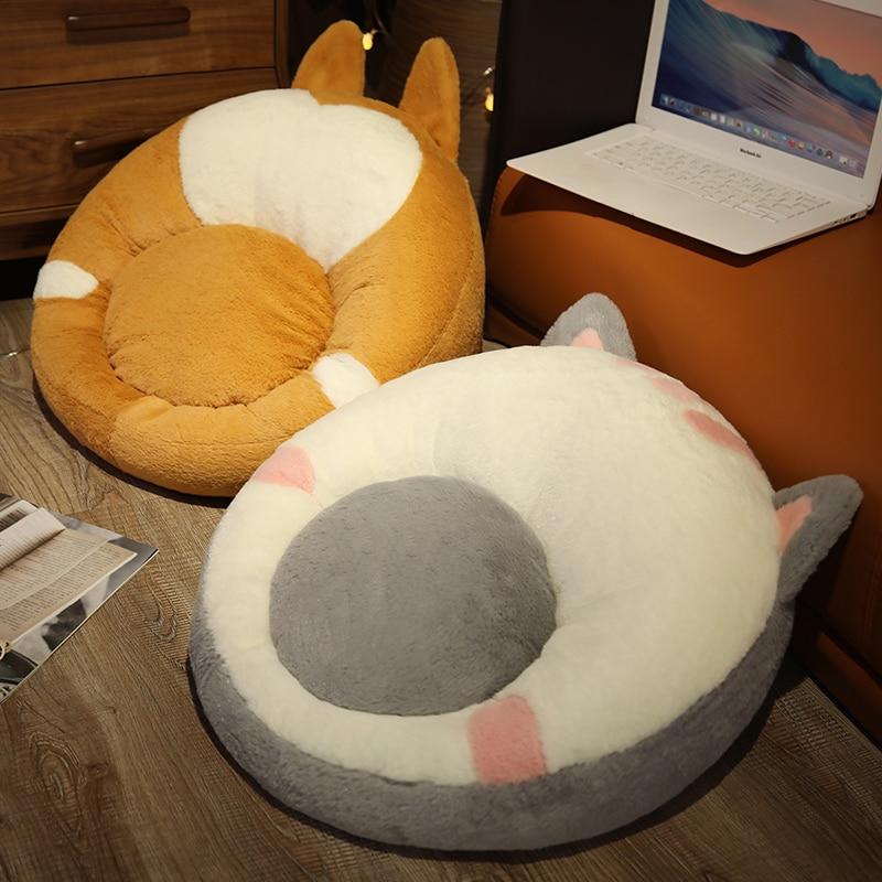 Kawaii Round Animal Seat Collection-Enchanted peach