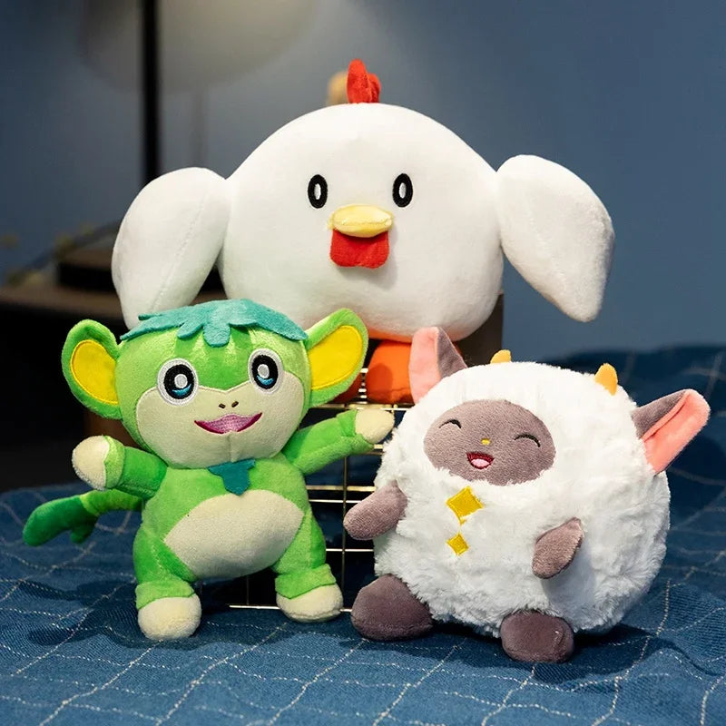 Kawaii Small Palworld Plushie Collection-Enchanted peach