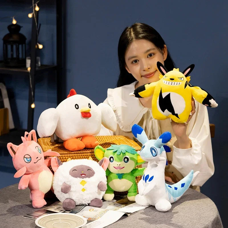 Kawaii Small Palworld Plushie Collection-Enchanted peach