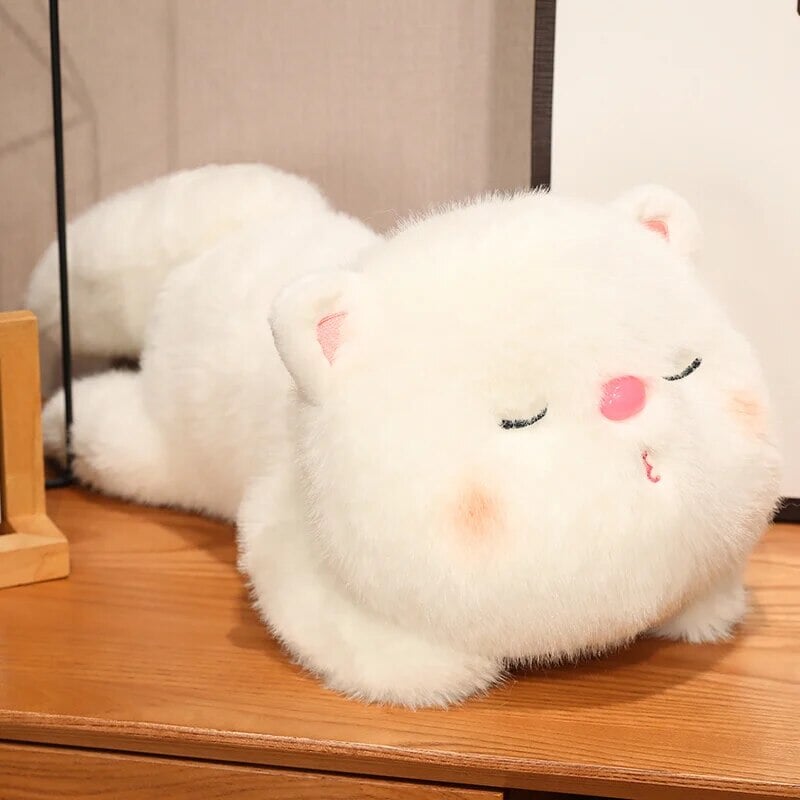 Kawaii Soft Sleeping Cat-Enchanted peach