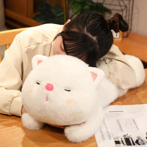 Kawaii Soft Sleeping Cat-Enchanted peach