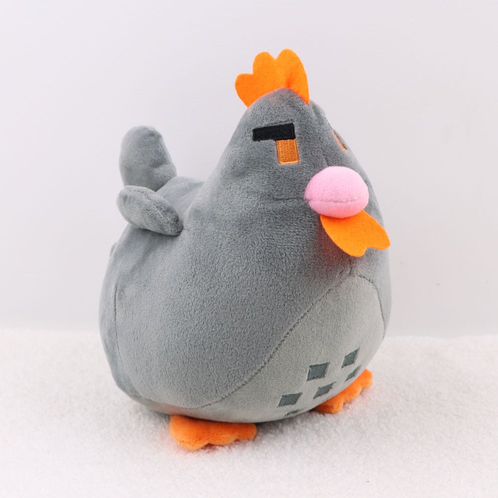 Kawaii Stardew Valley Chicken Plushie-Enchanted peach