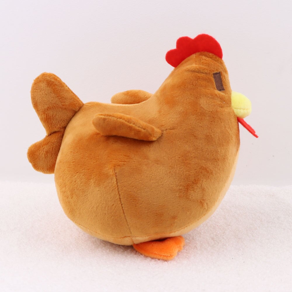 Kawaii Stardew Valley Chicken Plushie-Enchanted peach