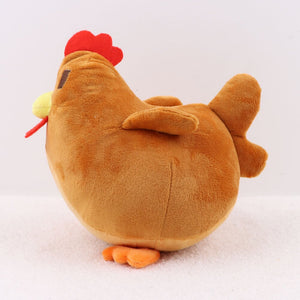 Kawaii Stardew Valley Chicken Plushie-Enchanted peach