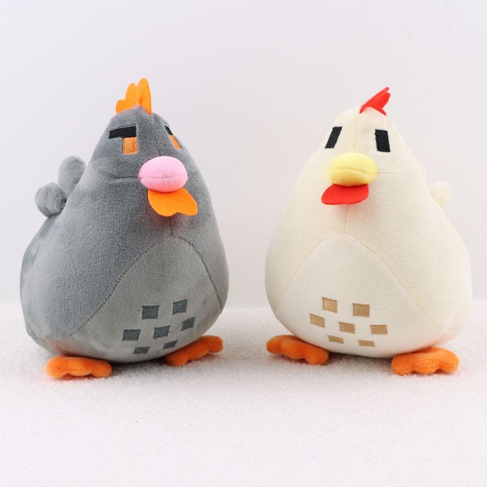 Kawaii Stardew Valley Chicken Plushie-Enchanted peach