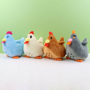 Kawaii Stardew Valley Chicken Plushie-Enchanted peach