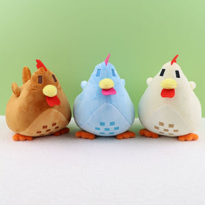 Kawaii Stardew Valley Chicken Plushie-Enchanted peach