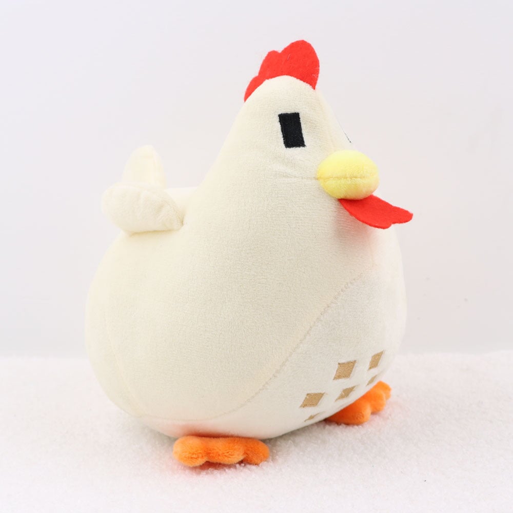 Kawaii Stardew Valley Chicken Plushie-Enchanted peach