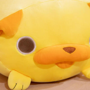 Kawaii Yellow Pug Plushies-Enchanted peach