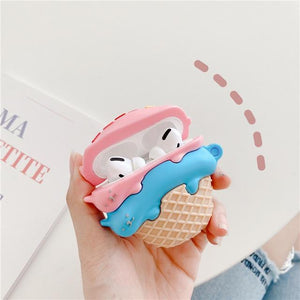 Kitty Desserts Airpods Case (1&2&Pro)-Enchanted peach