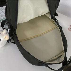 Large Kawaii Two-tone Backpack-Enchanted peach