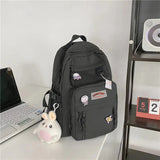 Large Kawaii Two-tone Backpack-Enchanted peach