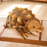 Large Lifelike Snapping Turtle Plushie-Enchanted peach