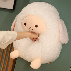 Larry the Lucky Lamb Sheep Plush-Enchanted peach