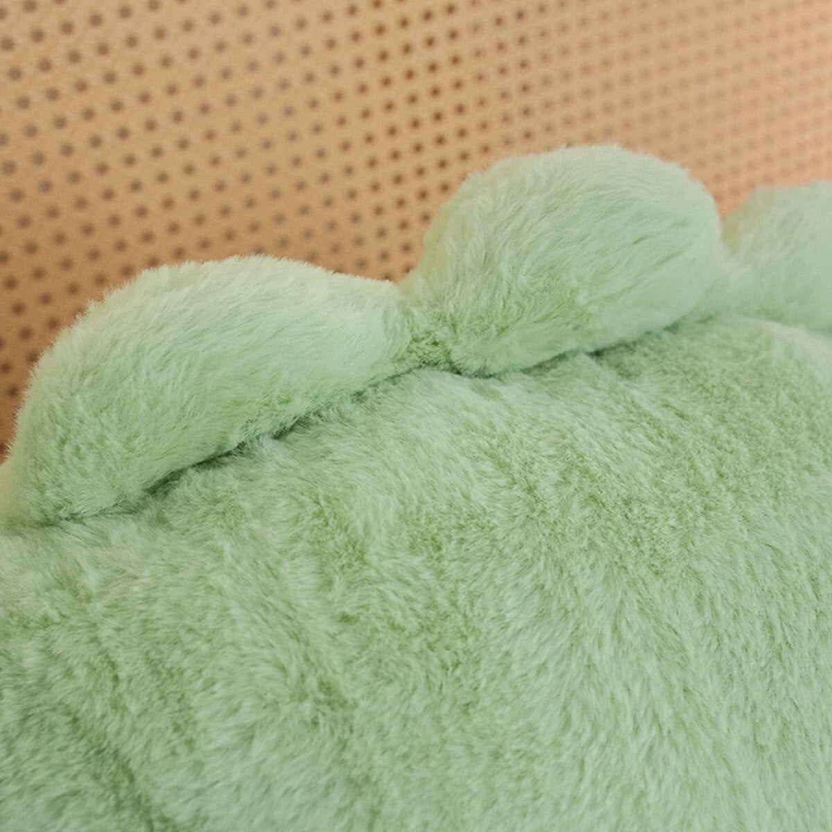 Laying Triceratops Plushie-Enchanted peach