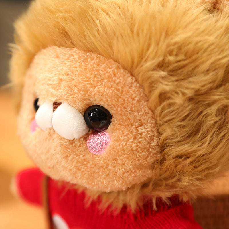 Leo The Little Lion Mascot Plushie Collection-Enchanted peach