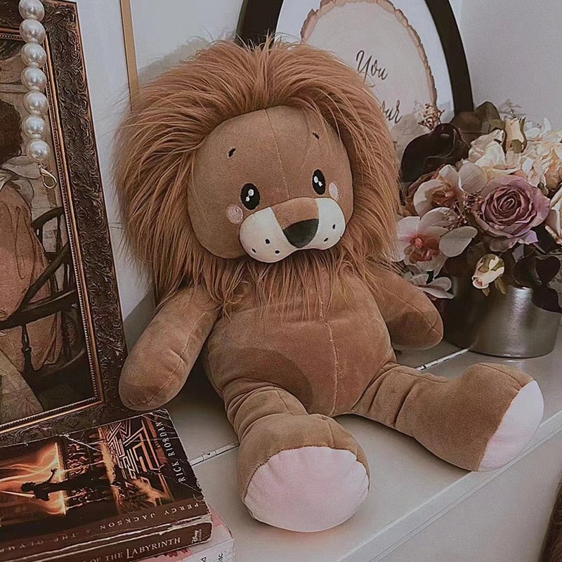 Lionel the Cute Wild Lion Plush-Enchanted peach