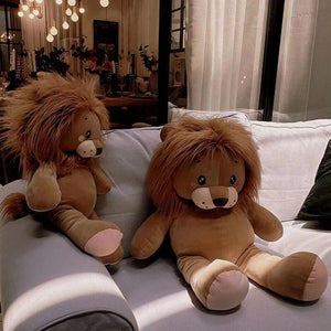 Lionel the Cute Wild Lion Plush-Enchanted peach