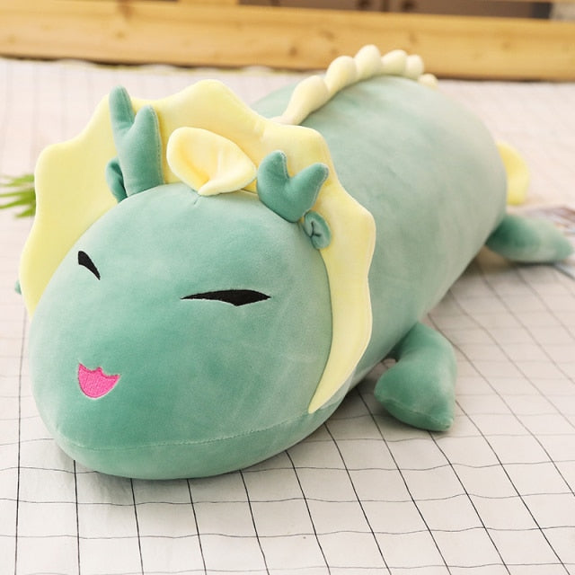 Little Long Dragon Plushie-Enchanted peach