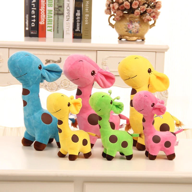 Lollipop Giraffe Family-Enchanted peach