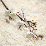 Long Artificial Plastic Sakura Cherry Tree Branch-Enchanted peach