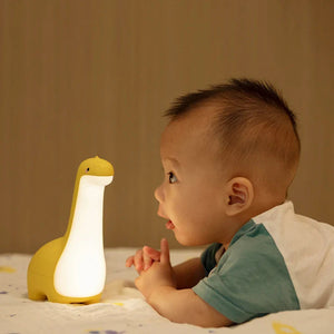 Long Dinosaur LED Night Light-Enchanted peach