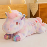 Long Galaxy Unicorn Plushies-Enchanted peach