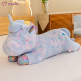 Long Galaxy Unicorn Plushies-Enchanted peach