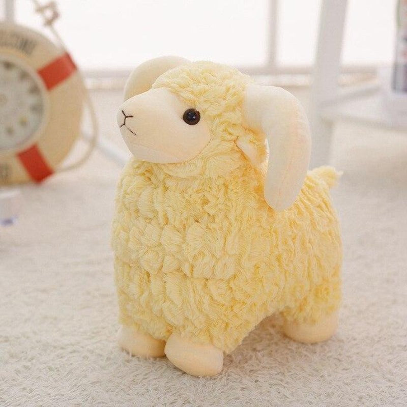 Long Horn Ram Plushie | Limited Stock-Enchanted peach