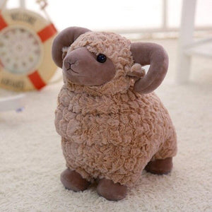 Long Horn Ram Plushie | Limited Stock-Enchanted peach