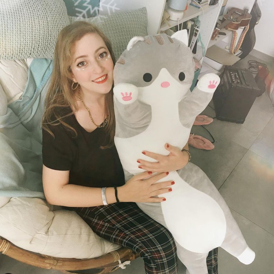 Long Snuggle Buddies Plushie Collection-Enchanted peach