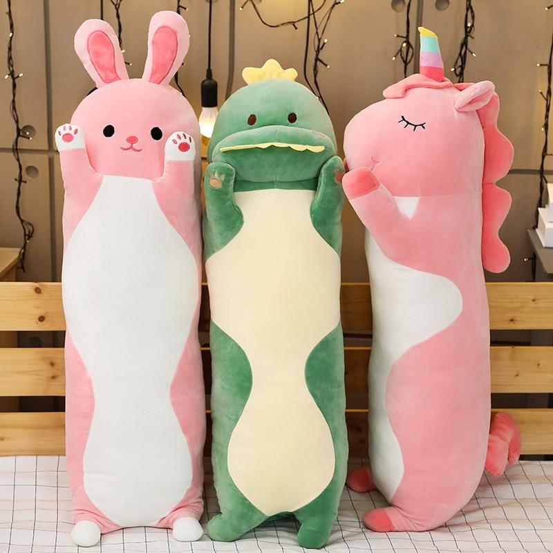 Long Snuggle Buddies Plushie Collection-Enchanted peach