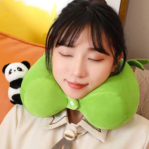 Long Snuggly Bamboo Panda Plushie-Enchanted peach