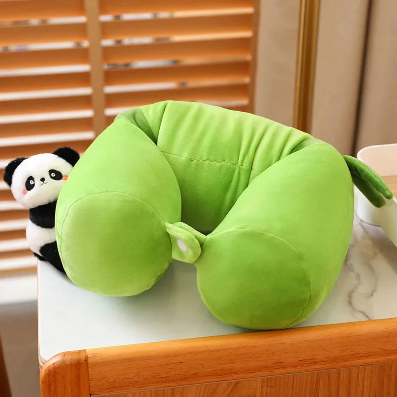 Long Snuggly Bamboo Panda Plushie-Enchanted peach