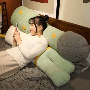 Long Snuggly Kawaii Vegetable Plushies-Enchanted peach