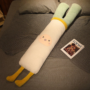 Long Snuggly Kawaii Vegetable Plushies-Enchanted peach