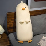 Long Snuggly Yellow Duck Plushie-Enchanted peach