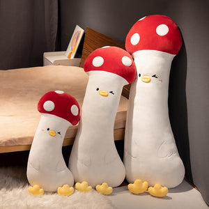 Long Vegetable Duck Family Plush Collection-Enchanted peach