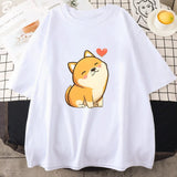 Love Shiba Inu Unisex Tee-Enchanted peach