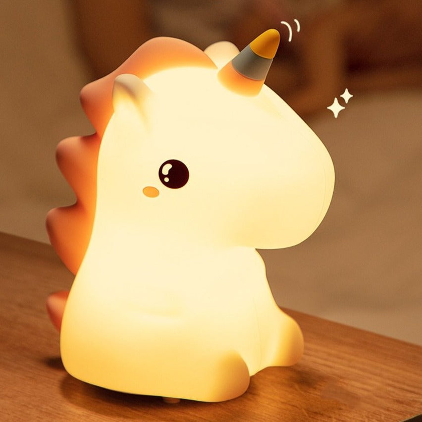 Magical Unicorn LED Night Light-Enchanted peach