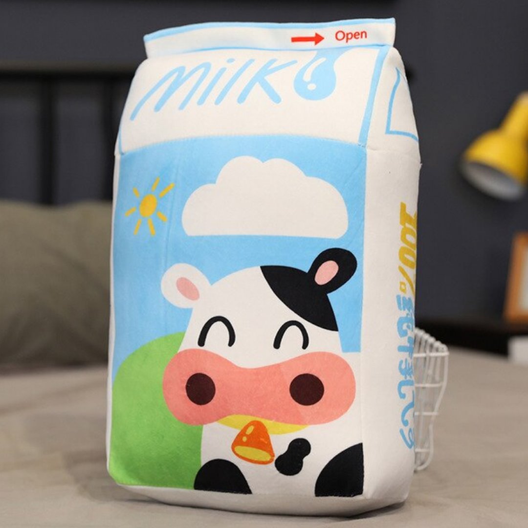 Milk Carton Plush-Enchanted peach