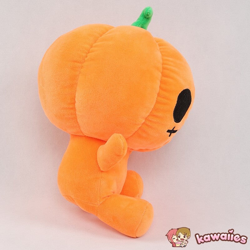 Mini Halloween Pumpkid Plushie-Enchanted peach