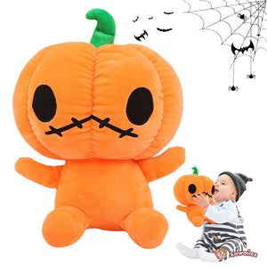 Mini Halloween Pumpkid Plushie-Enchanted peach