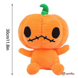 Mini Halloween Pumpkid Plushie-Enchanted peach