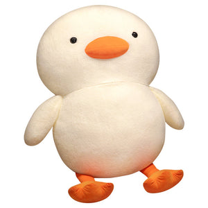 Mochi the Cute White Duckling Plushie-Enchanted peach